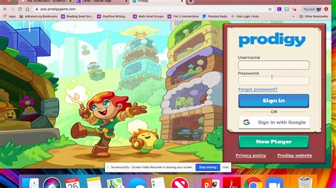 prodigy log in